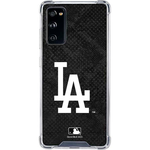MLB Los Angeles Dodgers Dark Wash Galaxy S20 FE Clear Case