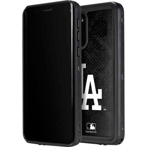 MLB Los Angeles Dodgers Dark Wash Galaxy S20 Waterproof Case