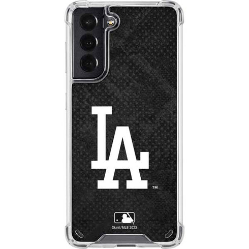 MLB Los Angeles Dodgers Dark Wash Galaxy S21 5G Clear Case