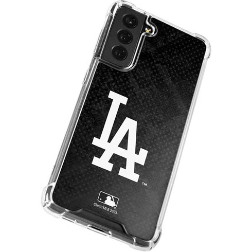 MLB Los Angeles Dodgers Dark Wash Galaxy S21 FE Clear Case