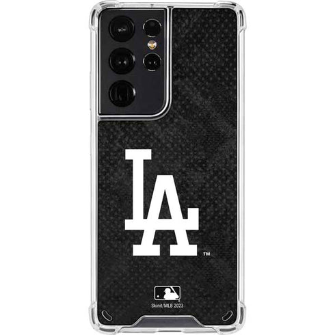 MLB Los Angeles Dodgers Dark Wash Galaxy S21 Ultra 5G Clear Case