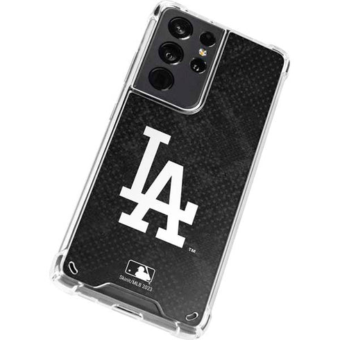 MLB Los Angeles Dodgers Dark Wash Galaxy S21 Ultra 5G Clear Case