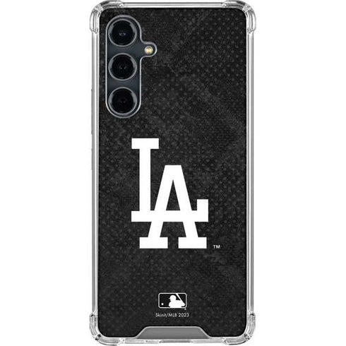MLB Los Angeles Dodgers Dark Wash Galaxy S23 FE Clear Case