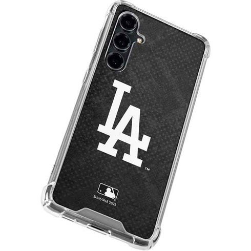 MLB Los Angeles Dodgers Dark Wash Galaxy S23 FE Clear Case