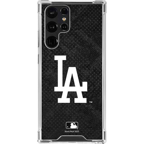 MLB Los Angeles Dodgers Dark Wash Galaxy S24 Ultra Clear Case