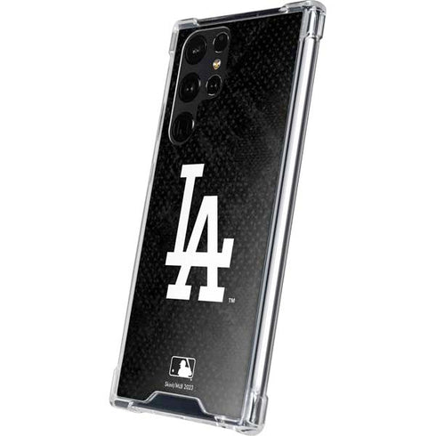 MLB Los Angeles Dodgers Dark Wash Galaxy S24 Ultra Clear Case