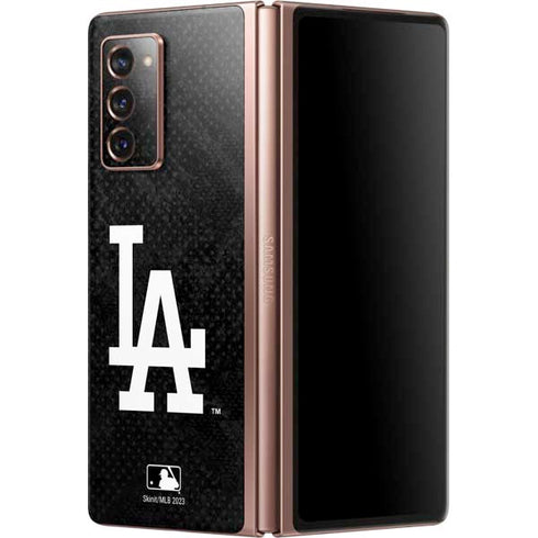MLB Los Angeles Dodgers Dark Wash Galaxy Z Fold2 5G Skin