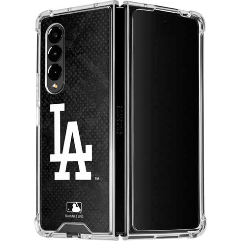 MLB Los Angeles Dodgers Dark Wash Galaxy Z Fold4 5G Clear Case