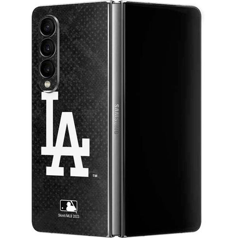 MLB Los Angeles Dodgers Dark Wash Galaxy Z Fold4 5G Skin