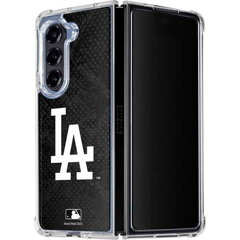 MLB Los Angeles Dodgers Dark Wash Galaxy Z Fold5 5G Clear Case
