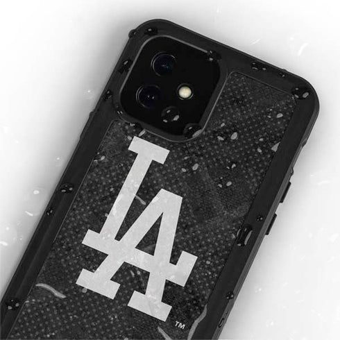 MLB Los Angeles Dodgers Dark Wash iPhone 12 Mini Waterproof Case