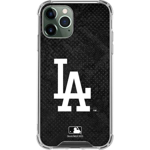 MLB Los Angeles Dodgers Dark Wash iPhone 12 Pro Max Clear Case