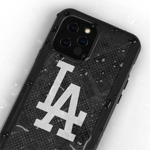 MLB Los Angeles Dodgers Dark Wash iPhone 12 Pro Max Waterproof Case