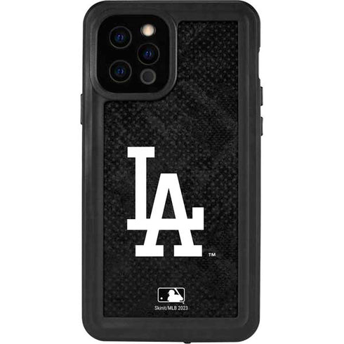 MLB Los Angeles Dodgers Dark Wash iPhone 12 Pro Waterproof Case