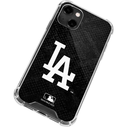 MLB Los Angeles Dodgers Dark Wash iPhone 13 Clear Case