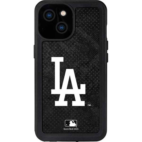 MLB Los Angeles Dodgers Dark Wash iPhone 13 Mini Waterproof Case