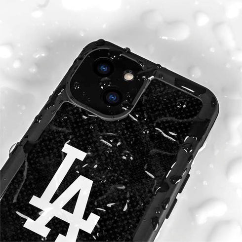 MLB Los Angeles Dodgers Dark Wash iPhone 13 Mini Waterproof Case