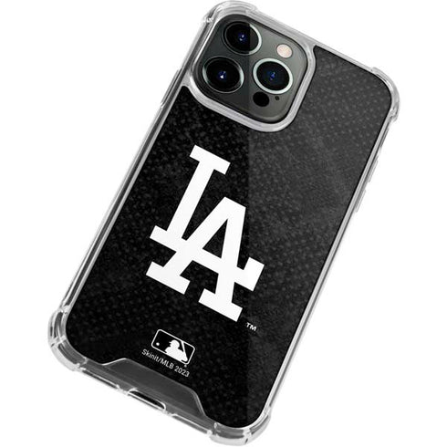 MLB Los Angeles Dodgers Dark Wash iPhone 13 Pro Clear Case