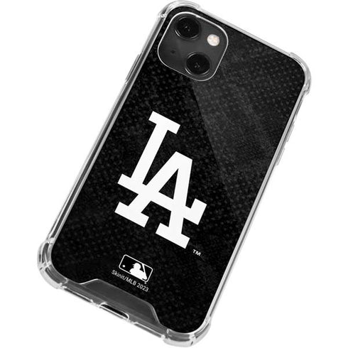 MLB Los Angeles Dodgers Dark Wash iPhone 15 Plus Clear Case