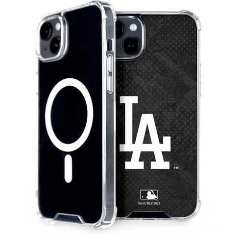 MLB Los Angeles Dodgers Dark Wash iPhone 15 Plus MagSafe Case