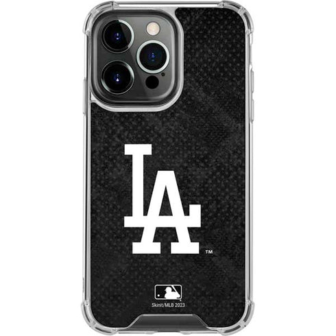 MLB Los Angeles Dodgers Dark Wash iPhone 14 Pro Clear Case