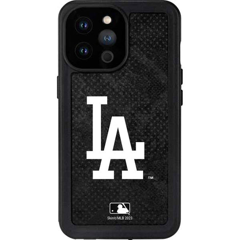 MLB Los Angeles Dodgers Dark Wash iPhone 14 Pro Max Waterproof Case