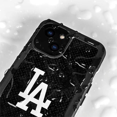 MLB Los Angeles Dodgers Dark Wash iPhone 15 Waterproof Case