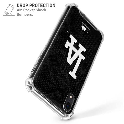 MLB Los Angeles Dodgers Dark Wash iPhone XR Clear Case