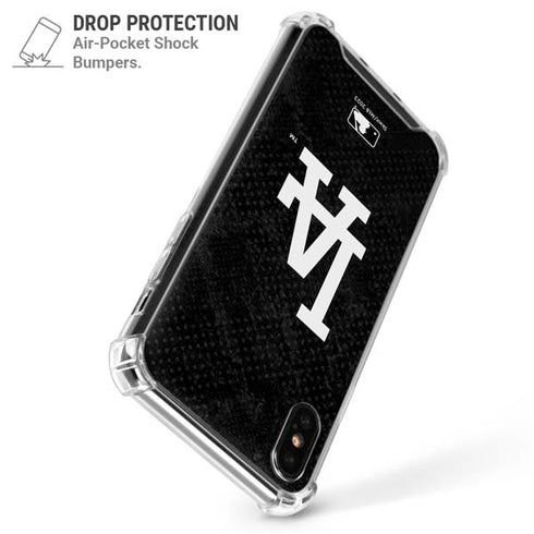 MLB Los Angeles Dodgers Dark Wash iPhone XS Max Clear Case