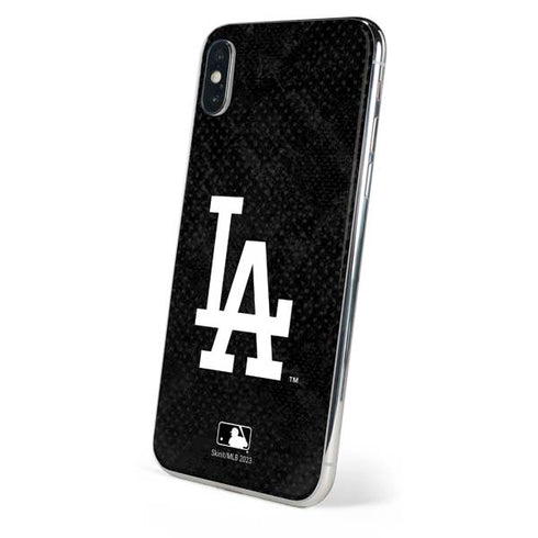 MLB Los Angeles Dodgers Dark Wash iPhone XS Max Skin