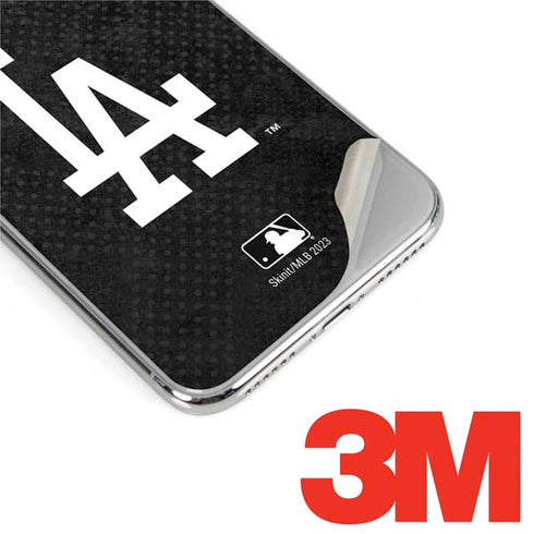 MLB Los Angeles Dodgers Dark Wash iPhone XS Max Skin