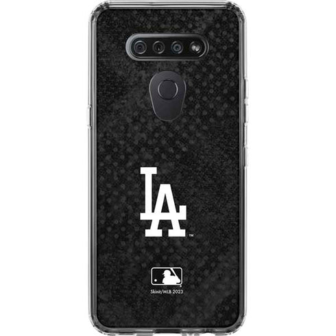 MLB Los Angeles Dodgers Dark Wash LG K51/Q51 Clear Case