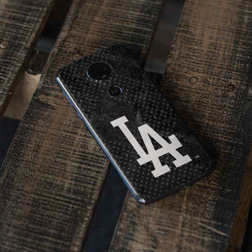 MLB Los Angeles Dodgers Dark Wash Moto E5 Plus Skin