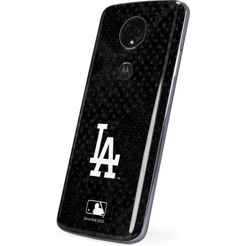 MLB Los Angeles Dodgers Dark Wash Moto E5 Plus Skin