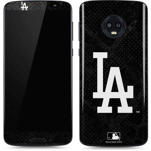 MLB Los Angeles Dodgers Dark Wash Moto G6 Skin