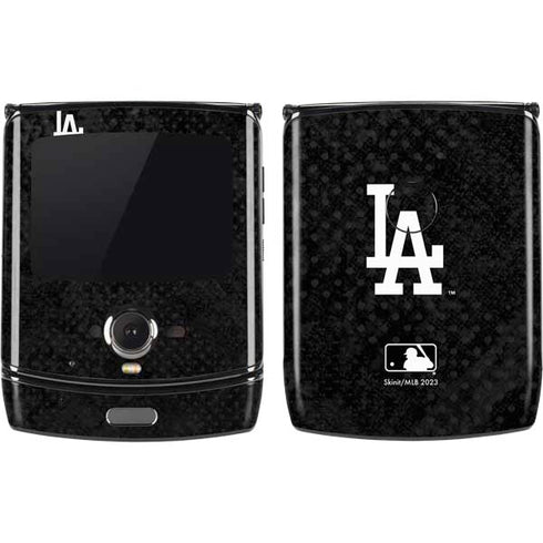 MLB Los Angeles Dodgers Dark Wash Motorola RAZR Skin