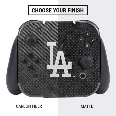 MLB Los Angeles Dodgers Dark Wash Nintendo Switch Bundle Skin