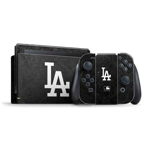 MLB Los Angeles Dodgers Dark Wash Nintendo Switch Bundle Skin