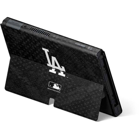 MLB Los Angeles Dodgers Dark Wash Nintendo Switch OLED (2021) Skin