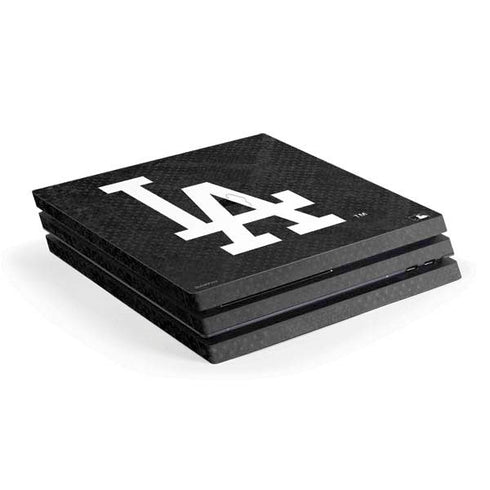 MLB Los Angeles Dodgers Dark Wash PS4 Pro Console Skin