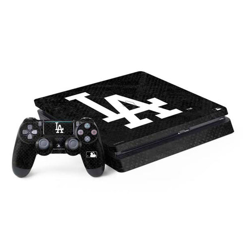 MLB Los Angeles Dodgers Dark Wash PS4 Slim Bundle Skin