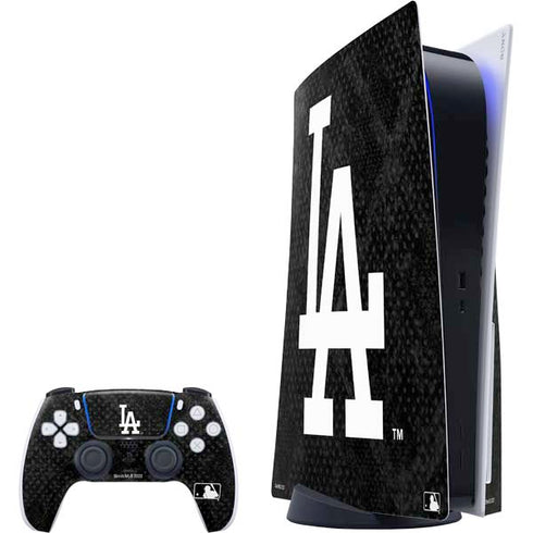 MLB Los Angeles Dodgers Dark Wash PS5 Bundle Skin