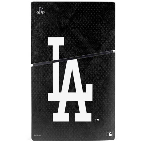 MLB Los Angeles Dodgers Dark Wash PS5 Slim Disk Console Skin
