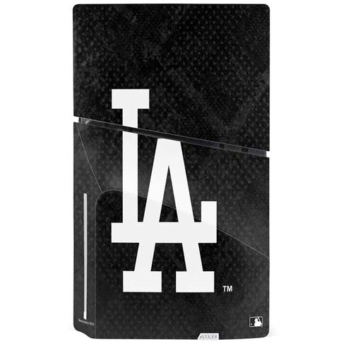 MLB Los Angeles Dodgers Dark Wash PS5 Slim Disk Console Skin