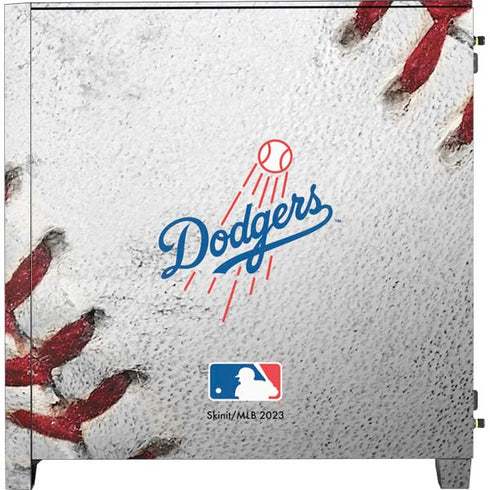 MLB Los Angeles Dodgers Game Ball Corsair 4000D Tempered Glass Mid-Tower ATX Case Skin