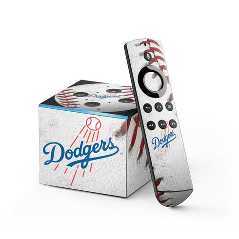MLB Los Angeles Dodgers Game Ball Fire TV Cube Skin