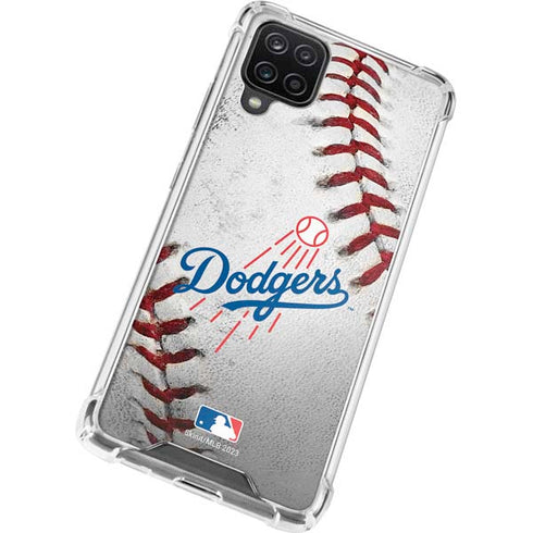 MLB Los Angeles Dodgers Game Ball Galaxy A12 Clear Case