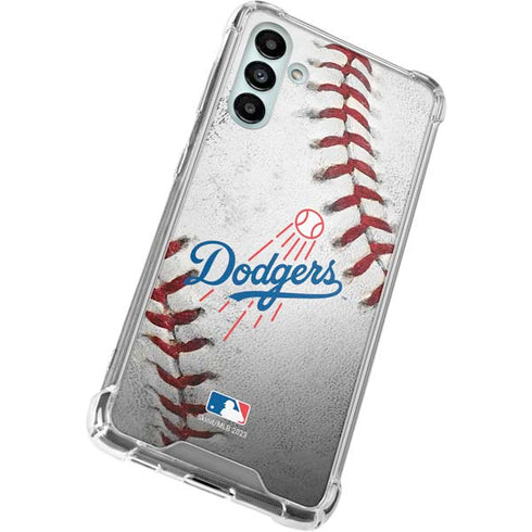 MLB Los Angeles Dodgers Game Ball Galaxy A13 5G Clear Case