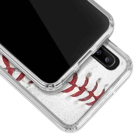MLB Los Angeles Dodgers Game Ball Galaxy A30 Clear Case