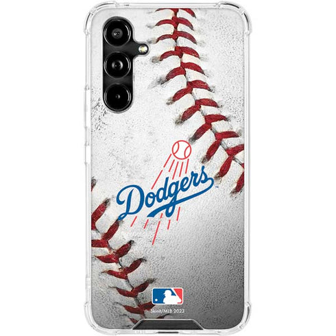 MLB Los Angeles Dodgers Game Ball Galaxy A54 5G Clear Case